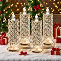 🎅Xmas Sales - 50% OFF🎄Set of 4 LED Crystal Candle Lights- Romantic Tabletop Night Lights