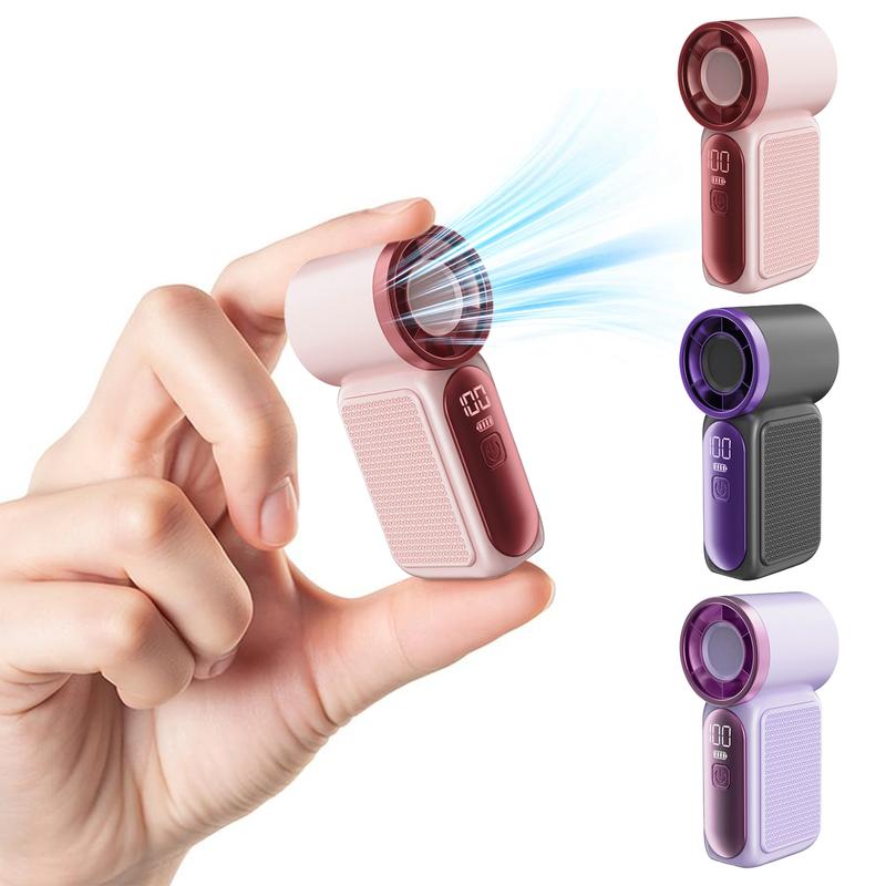 ❄️ ❄️Turbo Handheld Fan – 16900 RPM, 6 speeds, LED display
