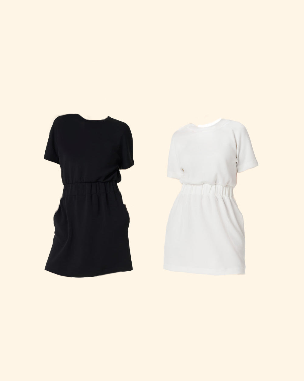 Casual Elastic-Waist T-Shirt Dress👗Buy 2 Free Shipping✈️✈️
