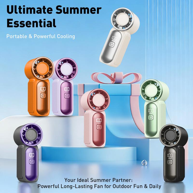 ❄️ ❄️Turbo Handheld Fan – 16900 RPM, 6 speeds, LED display