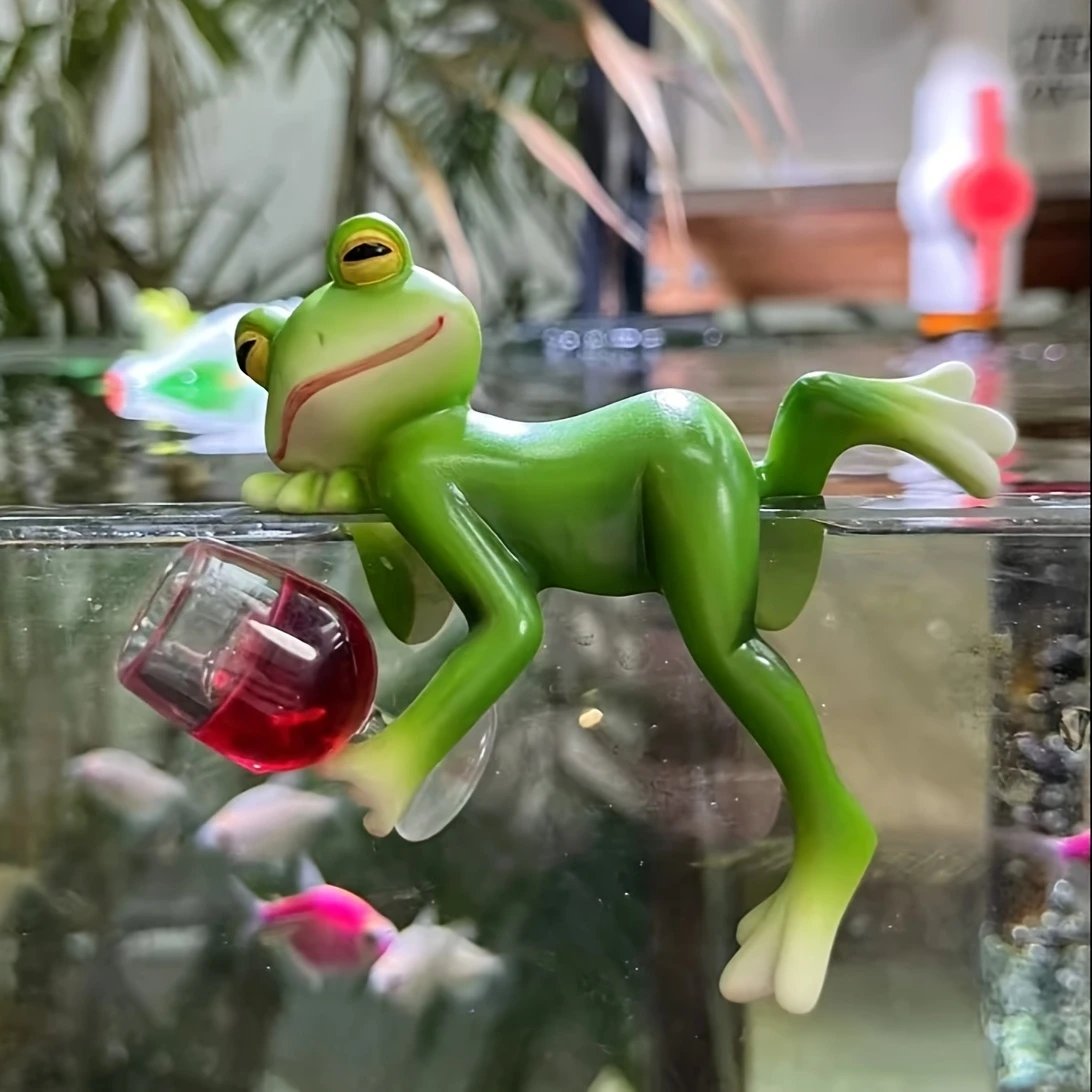 🔥Last Day Sale 50% OFF 🐸🍷 Frog Flower Pot Hanger Ornament