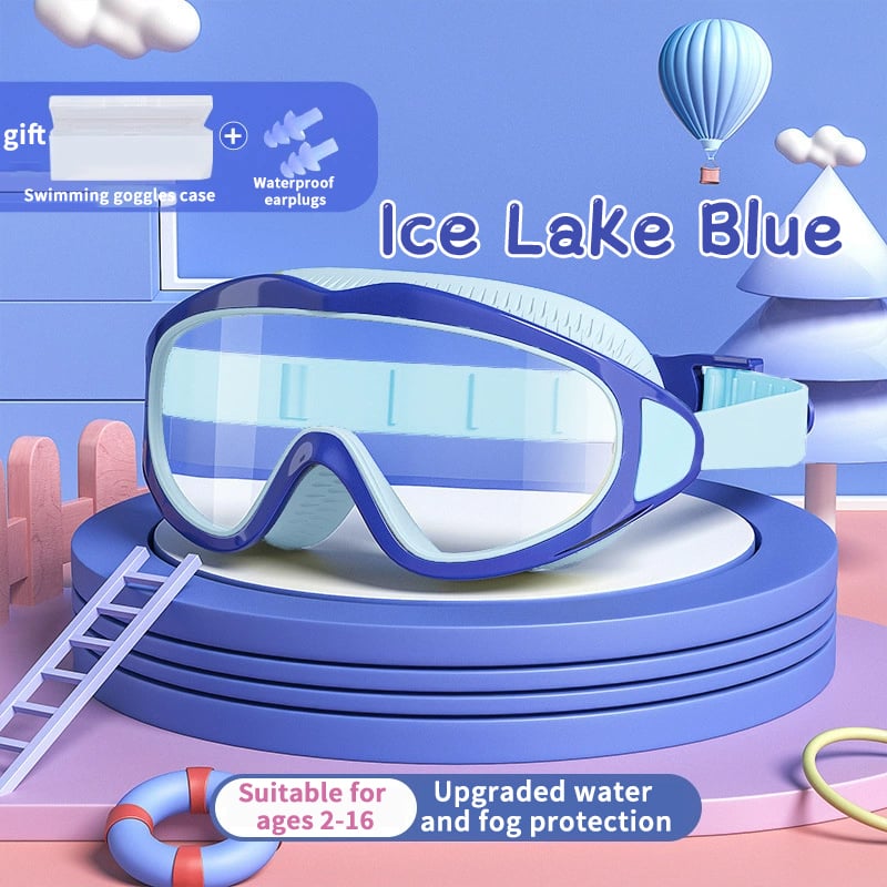 💜 LAST DAY PROMOTION - 50%OFF💜HD children's large frame waterproof and anti-fog swimming goggles🥽