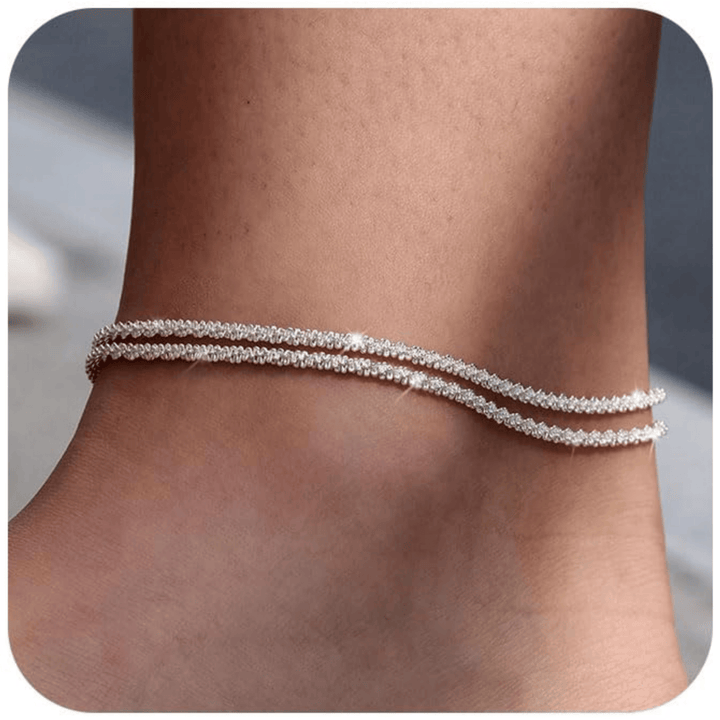 💜LAST DAY - BUY 1 GET 1 FREE💜Dainty Layered waterproof anklet