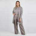 ✈️Free shipping worldwide⏳Time-Limited Special⏰Elegant 3-piece set including long cardigan, top and pants💞