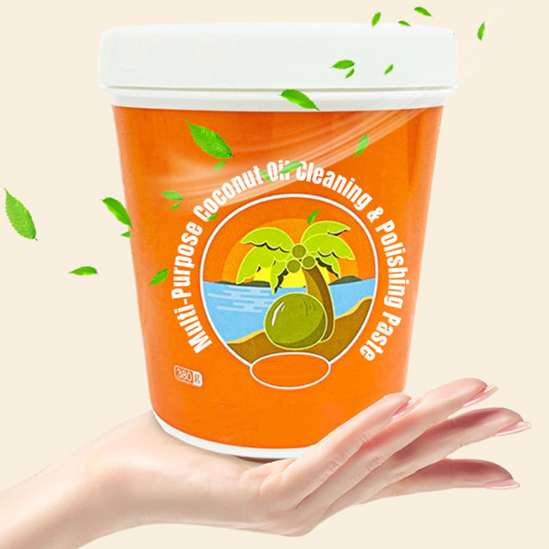 🔥LAST DAY PROMOTION - 50%OFF🔥Multi-Purpose Coconut Oil Cleaning & Polishing Paste