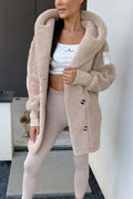 🔥🖤Black Friday Sale:50% OFF🔥Women's Plush Hooded Jacket