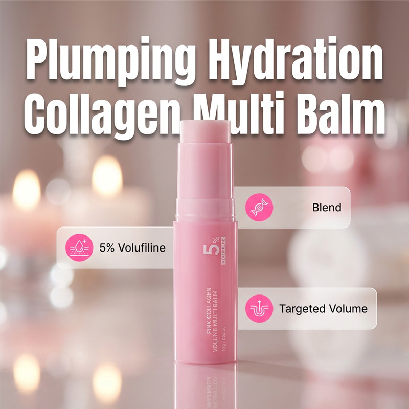 💜LAST DAY - BUY 1 GET 1 FREE💜Pink Collagen Balm – 5% Volufiline + collagen. Targets hollow areas, restores volume. Like a pillow for your face. Last day – stack up! 🛍️💎