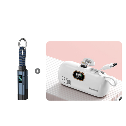 🔥4-in-1 Digital Display Keychain Charging Cable