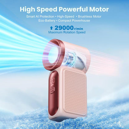 ❄️ ❄️Turbo Handheld Fan – 16900 RPM, 6 speeds, LED display