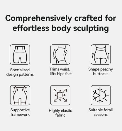💜LAST DAY-BUY 1 GET 1 FREE💜Women's Tummy Control Butt-Lifting Shapewear