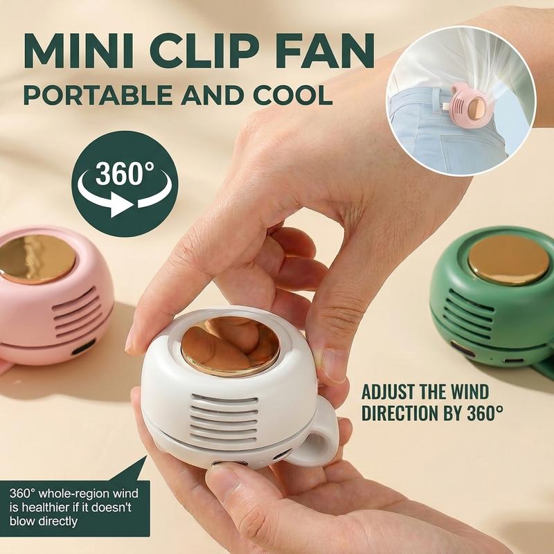🌀 Bladeless Fan – Ultra-Light & 1.5h Fast Charge