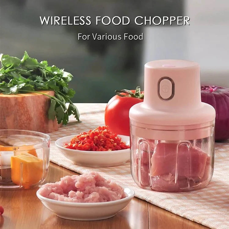 🔥LAST DAY PROMOTION - 50%OFF🔥WIRELESS MINI ELECTRIC FOOD CHOPPER