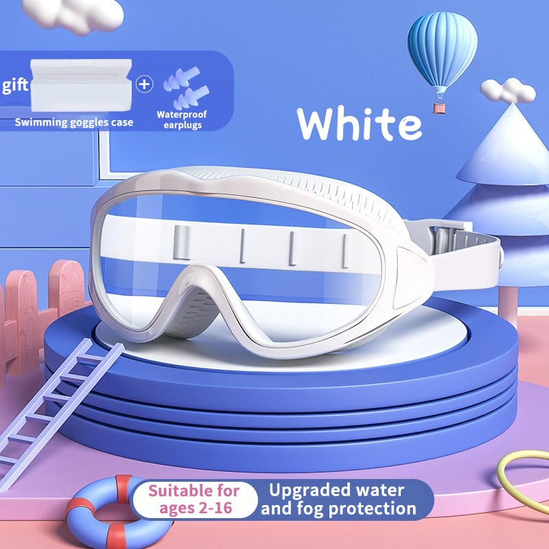 💜 LAST DAY PROMOTION - 50%OFF💜HD children's large frame waterproof and anti-fog swimming goggles🥽