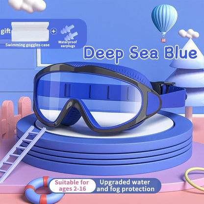 💜 LAST DAY PROMOTION - 50%OFF💜HD children's large frame waterproof and anti-fog swimming goggles🥽
