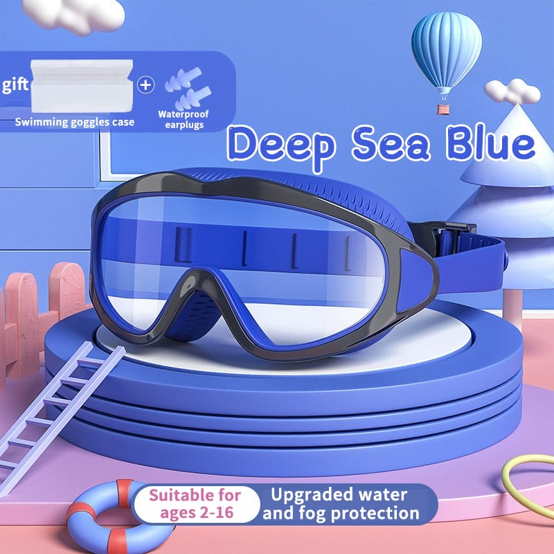 💜 LAST DAY PROMOTION - 50%OFF💜HD children's large frame waterproof and anti-fog swimming goggles🥽
