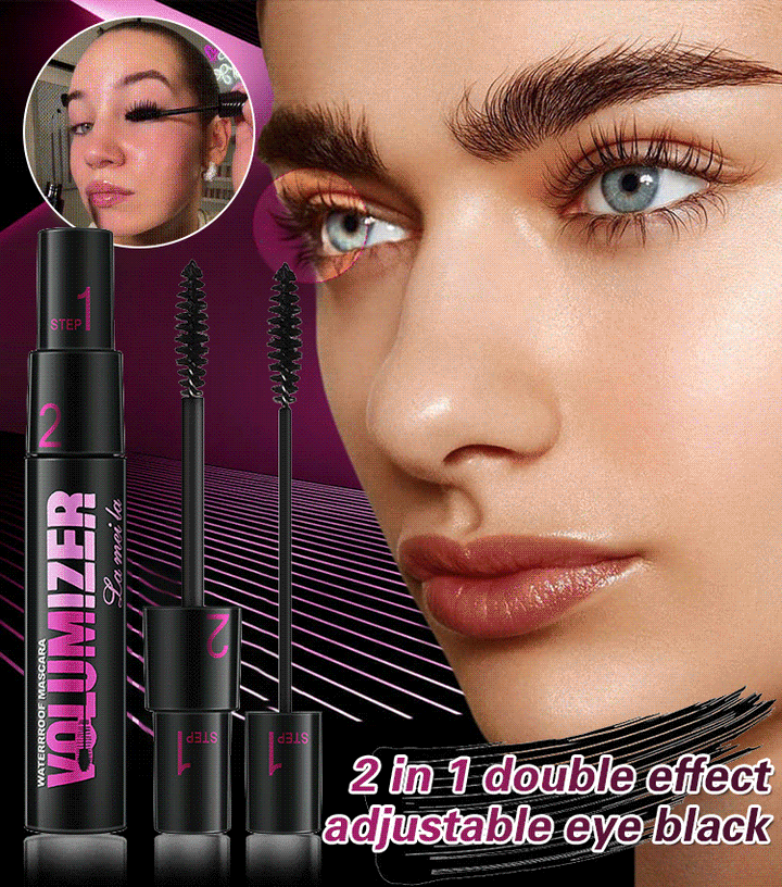 🌸Limited time discount✨2 in 1 Double Effect Long Thick Curl Eyelash Mascara💖24 hours delivery from UK✈️ zanzzea