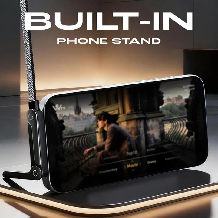 ⚡ Invisible Holder Charger Cable with Stand – Hidden Bracket Design, Fast Charging Support, Tangle-Free & Durable 📱