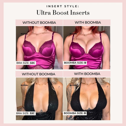Invisible Lift - Patented Sticky Fashion Bra Inserts Prevents Nipple Slips No Sewing Required Low Cut Tops Womenswear