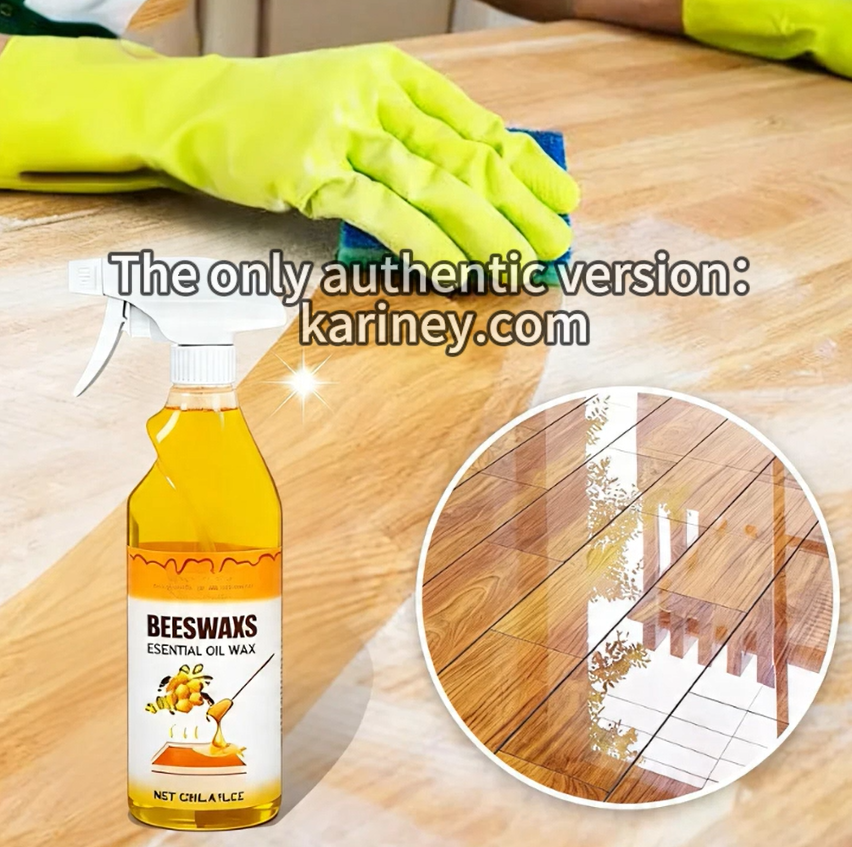 ✨ ScratchErase Beeswax Wood Floor Spray – Cleans, Restores Shine & Removes Scratches! 🧹