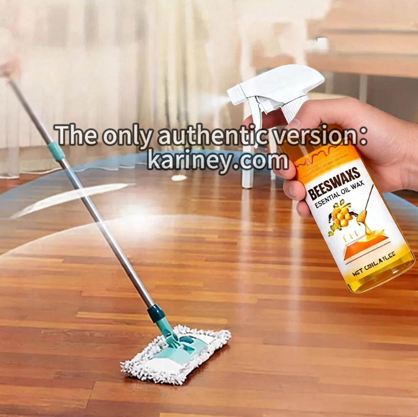 ✨ ScratchErase Beeswax Wood Floor Spray – Cleans, Restores Shine & Removes Scratches! 🧹