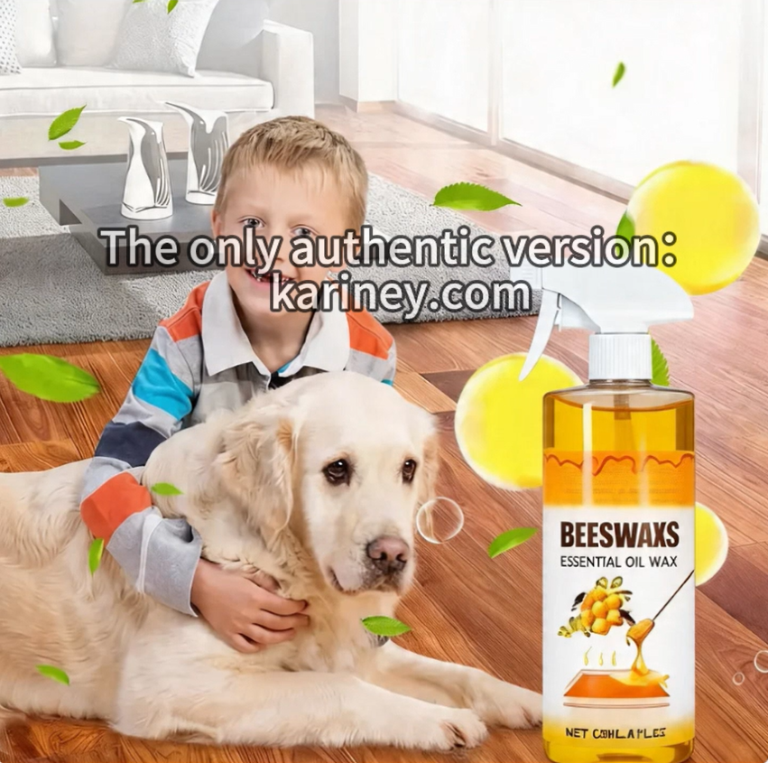 ✨ ScratchErase Beeswax Wood Floor Spray – Cleans, Restores Shine & Removes Scratches! 🧹