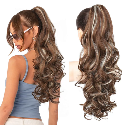 💜 LAST DAY PROMOTION - 50%OFF💜Clip-on Wavy Ponytail Extension