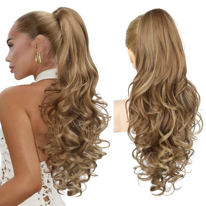 💜 LAST DAY PROMOTION - 50%OFF💜Clip-on Wavy Ponytail Extension