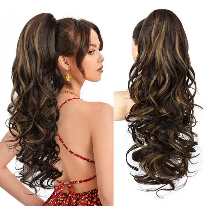 💜 LAST DAY PROMOTION - 50%OFF💜Clip-on Wavy Ponytail Extension