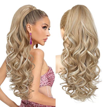 💜 LAST DAY PROMOTION - 50%OFF💜Clip-on Wavy Ponytail Extension