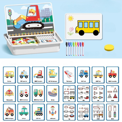 🎃HALLOWEEN PRE-SEASON 50% OFF👻 Magnetic Puzzle Dress-Up Game Children's Double-Sided Educational Toy Portable Preschool Learning Toy