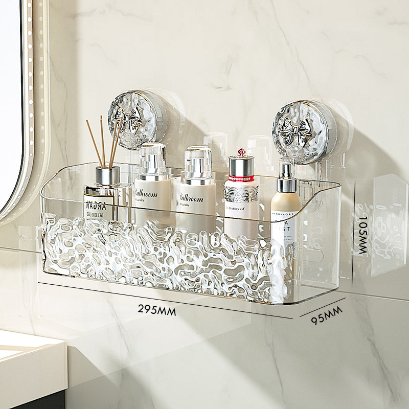 🔥Limited Time 50% OFF🔥Light Luxury Style Glacier Pattern Suction Cup Shelf