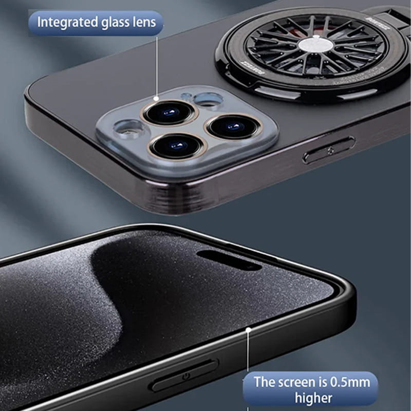 💥Limited time 50% off🔥Magnetic Frosted Phone Case with Stand for iPhone
