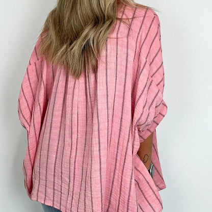 🔥Limited Time 50% OFF🔥Women's Casual Striped Shirt