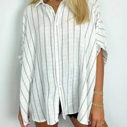 🔥Limited Time 50% OFF🔥Women's Casual Striped Shirt