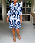 🔥HOT SALE🔥Spotted Print Pleated Dress
