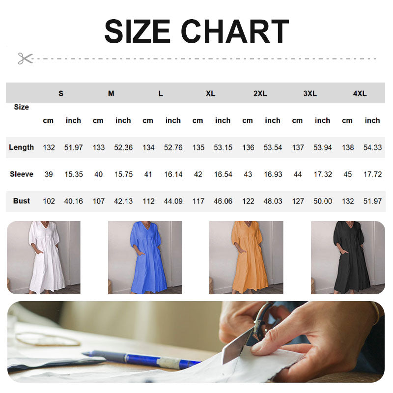 🔥Autumn Sale 49% OFF🔥Women's V-neck Casual Dress