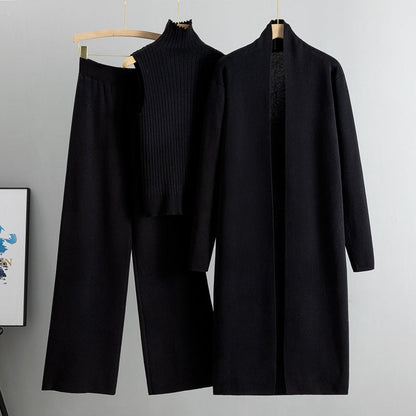 🔥Limited Time 50% OFF🔥3-Piece Set - Autumn Sleeveless Vest & Cardigan & Trousers