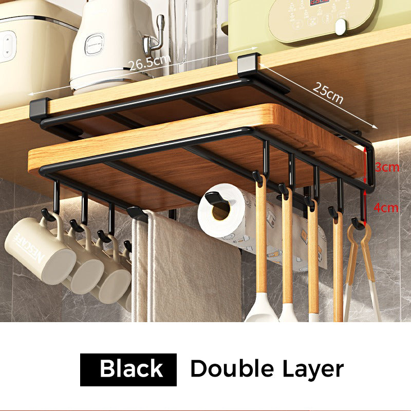 🔥Limited time 50% off🔥Multi-Functional Under-Cabinet Storage Rack & Pot Lid Holder