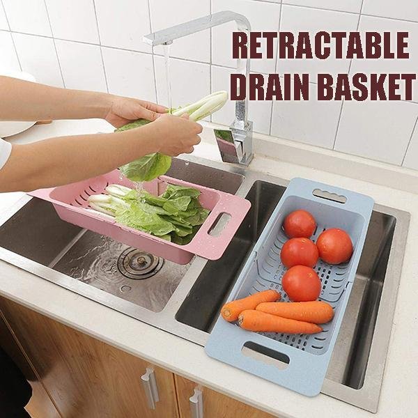 🔥Limited time 50% off🔥Adjustable Retractable Drain Basket