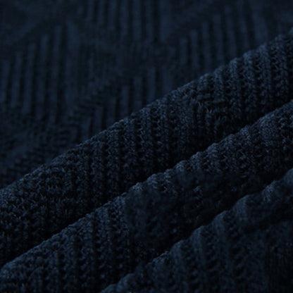 Men's Fake Two Piece Lapel Knitted Sweater