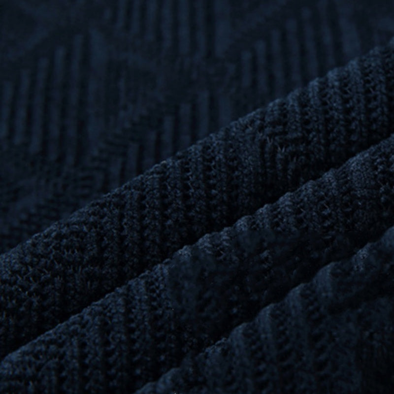 Men's Fake Two Piece Lapel Knitted Sweater