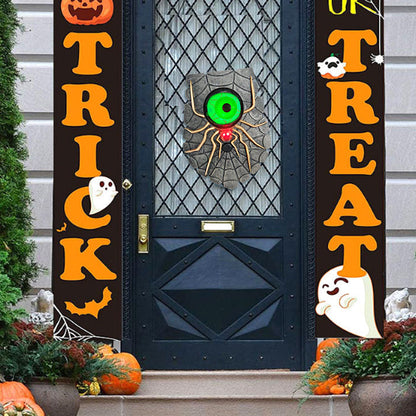🎅Early Xmas Sales - 50% OFF🎄Spider-Eye Rotating Doorbell with Creepy Glowing Effect