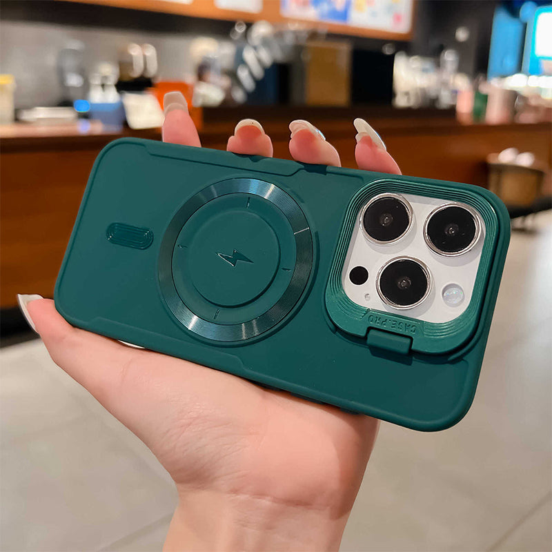 Silicone Magnetic Case with Invisible Lens Stand