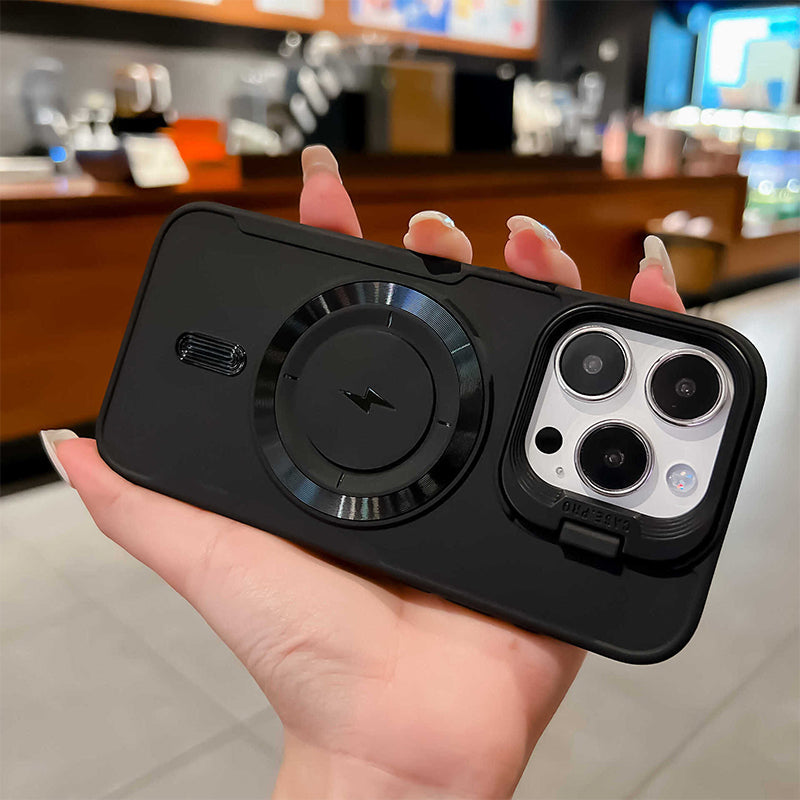 Silicone Magnetic Case with Invisible Lens Stand