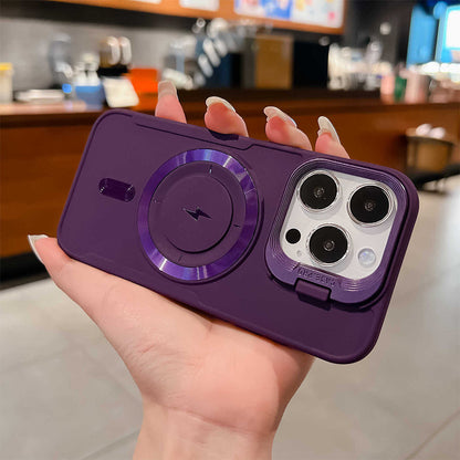 Silicone Magnetic Case with Invisible Lens Stand