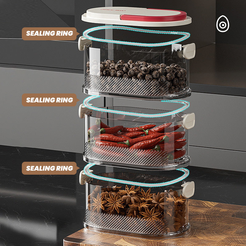 🔥Limited time 50% off🔥Multi-layer Sealed Spice Organizer