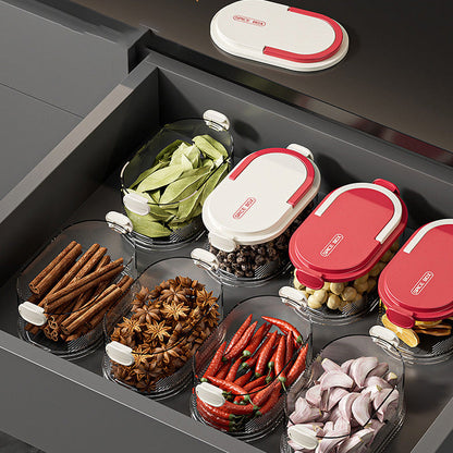 🔥Limited time 50% off🔥Multi-layer Sealed Spice Organizer