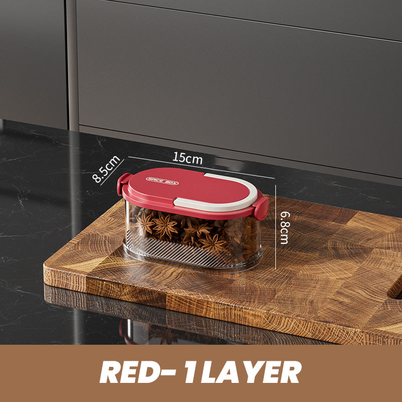🔥Limited time 50% off🔥Multi-layer Sealed Spice Organizer