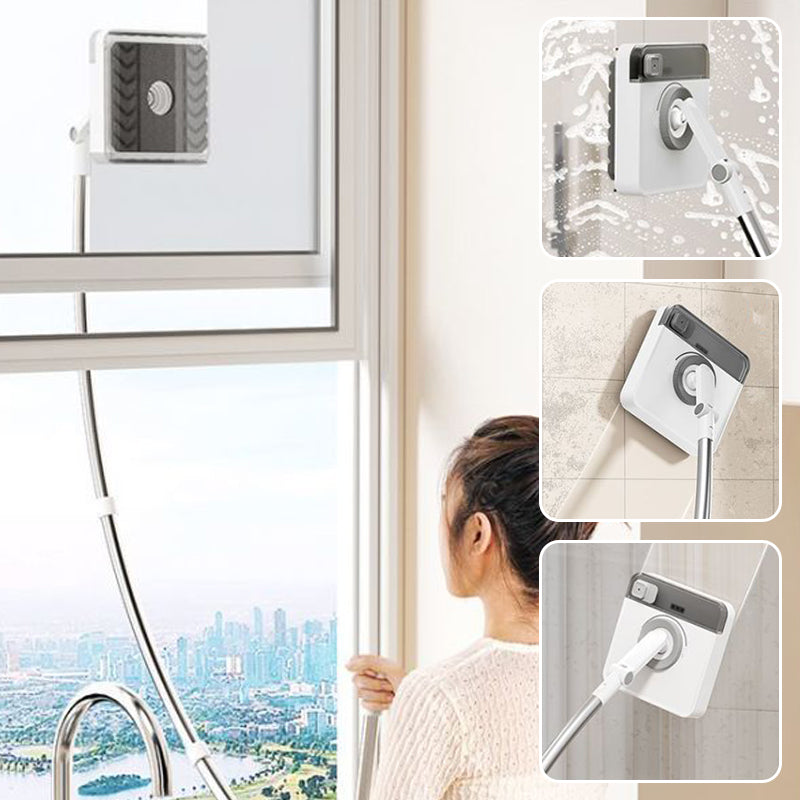 🔥Limited Time 50% OFF🔥Household Multipurpose Window Cleaner Tool with Pole & Sponge