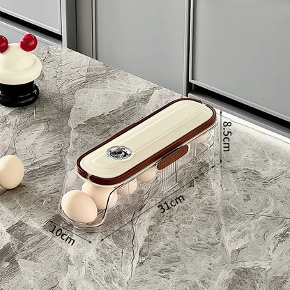 🔥Limited Time 50% OFF🔥Clear Kitchen Egg Organizer for Refrigerator Side Door